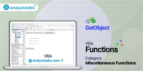 VBA CreateObjectとGetObject - learntutorials.net