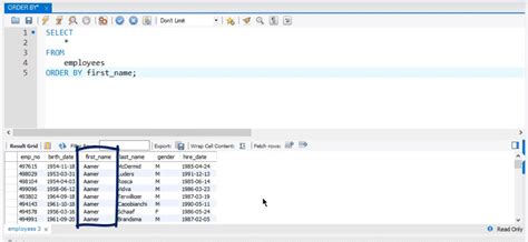 VBA SQL - ORDER BY