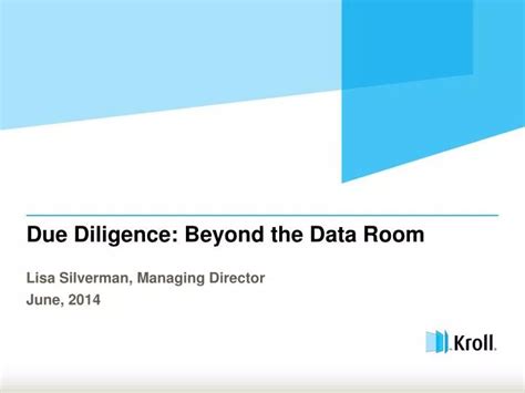 VC Due Diligence Beyond the Data Room - balustradellc