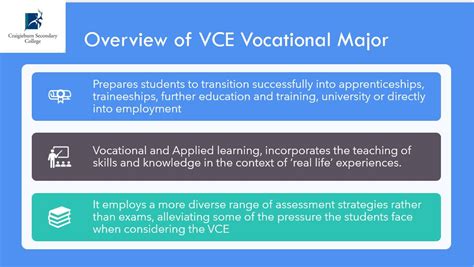 VCE & VCAL RESULTS Prep - Year 12 Co-Ed School Greenvale