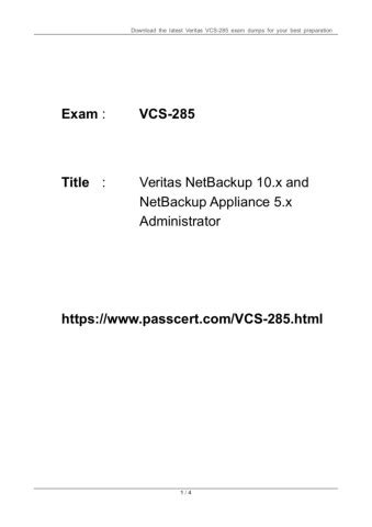 VCS-285 Dumps Deutsch.pdf