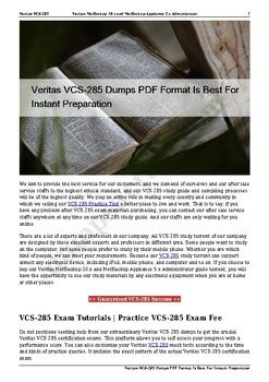VCS-285 PDF