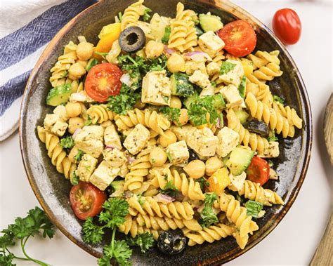 Vegan Greek Pasta Salad - balustradellc