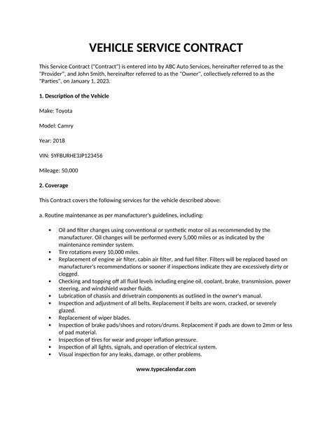 Vehicle Service Contract - Fidelity Warranty Services - coolestguyplanet.net