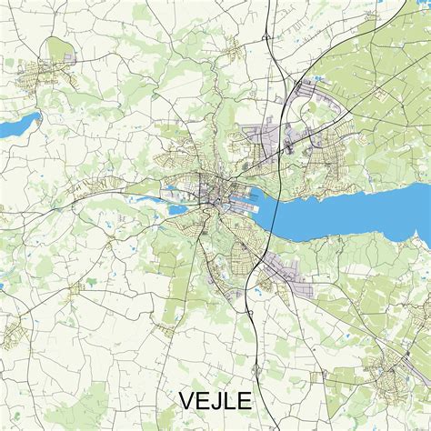 Vejle Map - Region of Southern Denmark, Denmark - Mapcarta - balustradellc