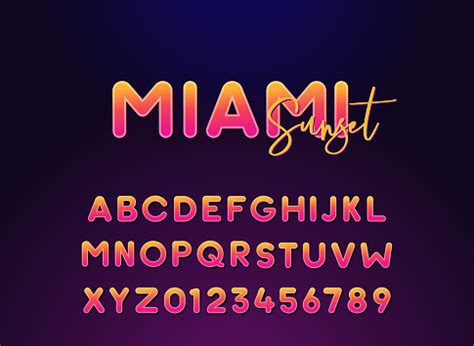 Vektor Font miami - Unduh Vektor Berkualitas Tinggi Gratis dari … - muktibox.com