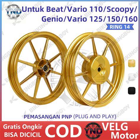Velg Racing Rims Ring 14 Vario 125 /150 - BIKINGBOY RING 8 Jeruji … - raincitystudios.com
