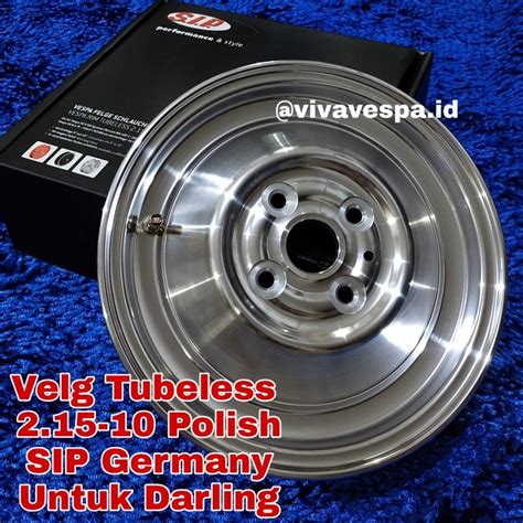 Velg Tubeless SIP untuk Vespa Klasik dan Modern - raincitystudios.com