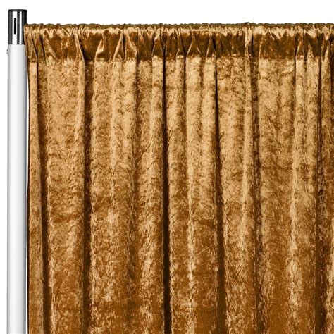 Velvet 10ft H x 52" W Drape/Backdrop Curtain Panel - balustradellc