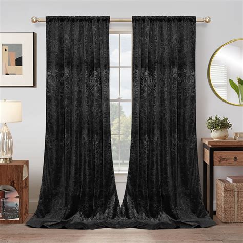 Velvet Blackout Curtains & Drapes - balustradellc