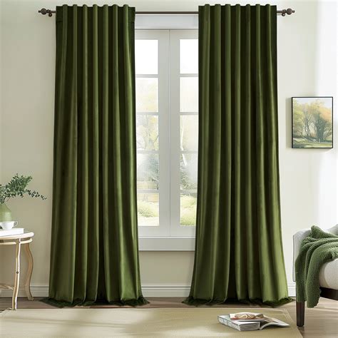Velvet Blackout Curtains | Black, Green, Brown Options - Target - balustradellc