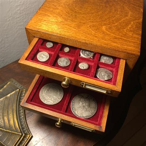 Velvet Coin Cabinet - Etsy - balustradellc