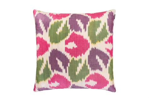 Velvet Ikat Cushion - Etsy - balustradellc