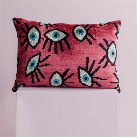 Velvet Ikat Cushions - Etsy UK - balustradellc