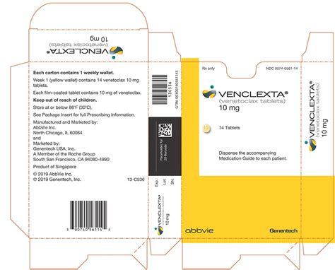 VENCLEXTA™ (venetoclax) tablets prescribing information