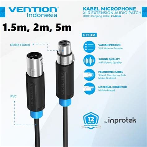 Vention Kabel XLR Mixer Audio Pro - 10m - balustradellc