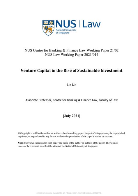 Venture Capital in the Rise of Sustainable Investment - balustradellc