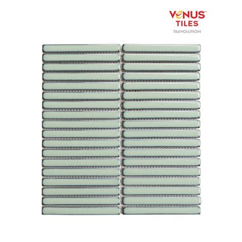 Venus Linea Striped Pastel Green - Mozaik Keramik … - muktibox.com