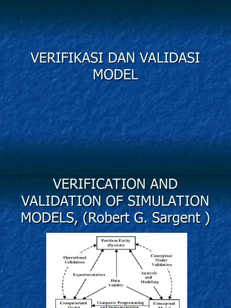 Verifikasi dan Validasi Model Simulasi | PDF - coolestguyplanet.net