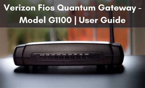 VERIZON FIOS-G1100 QUANTUM USER MANUAL Pdf Download