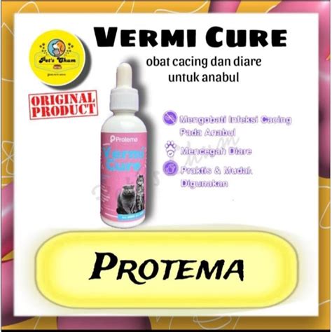 VERMI CURE | PROTEMA | 30 ML | OBAT CACING KUCING … - balustradellc