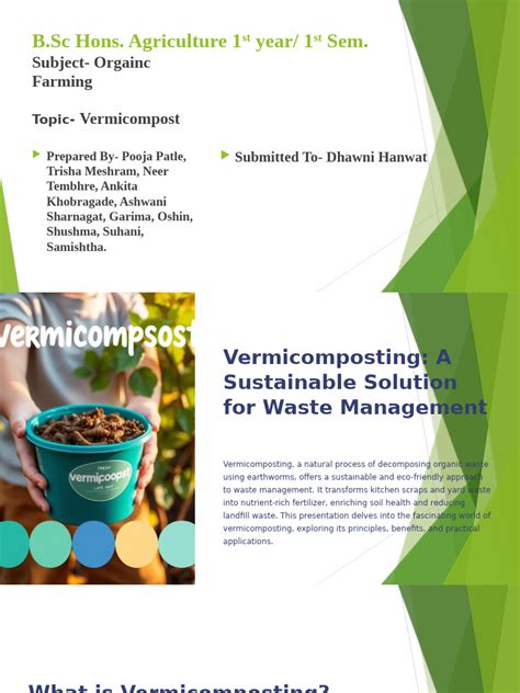 Vermicomposting: an eco-friendly approach for waste ... - Springer - muktibox.com