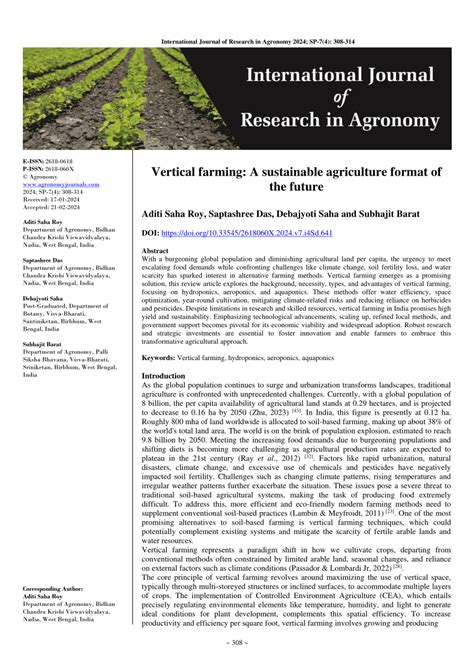 Vertical farming: A sustainable agriculture format of the future - balustradellc