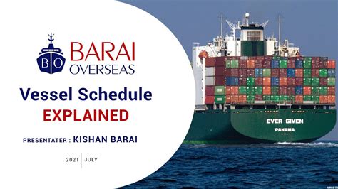 Vessel Schedule - balustradellc