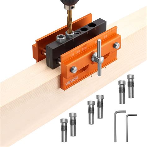 VEVOR Doweling Jig Kit Self Centering Dowel Drill Jig for Straight ... - balustradellc