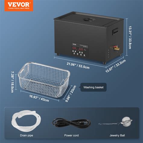 VEVOR Ultrasonic Cleaner 2-30L Cleaning Machine with Timer ... - eBay - balustradellc