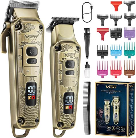 VGR Hair Clipper Professional Trimmer Adjustable Hair Cutting … - balustradellc