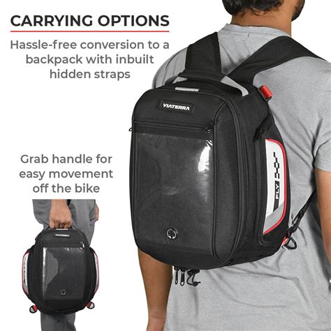 ViaTerra Fly Magnetic Motorcycle Tank Bag - Amazon - raincitystudios.com