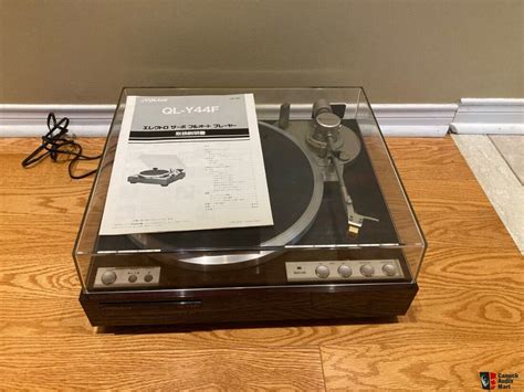 Victor QL-Y44F Quartz Lock Full Auto Turntable w/ MC-100IIEB - balustradellc