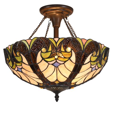 Victorian Ceiling Lights | Vintage Style & Tiffany Glass ... - Target - balustradellc
