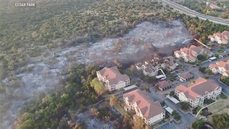 VIDEO: Drone footage shows scope of Cedar Park brush fire damage