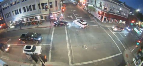 VIDEO: Napa hit-and-run crash sends pedestrians running for safety