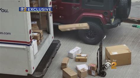 VIDEO: Postal worker tosses packages from mail truck in Tennessee