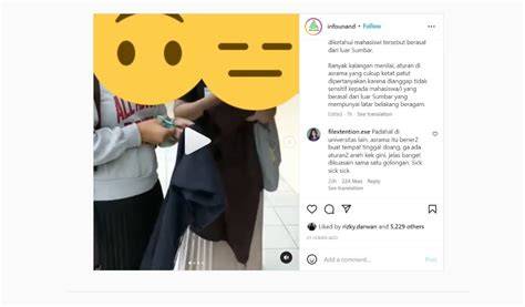 Video Rok Mahasiswi Dipotong Pembina Asrama Unand Viral, Rektor … - raincitystudios.com