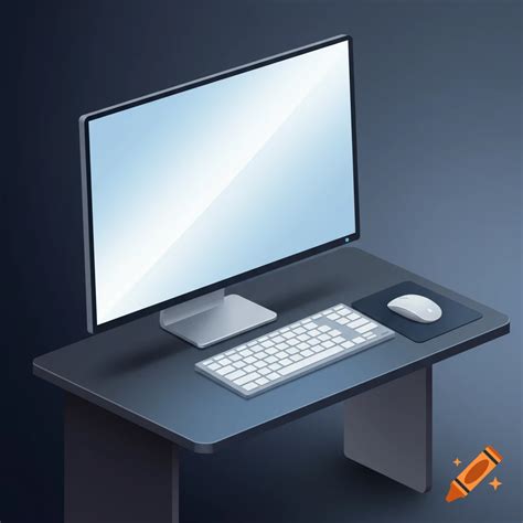 Video stok Isometric with computer setup - Shutterstock - balustradellc