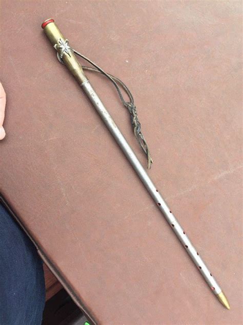 Vietnam Era US Army Officer's Swagger Stick - Ordnance Corps - balustradellc