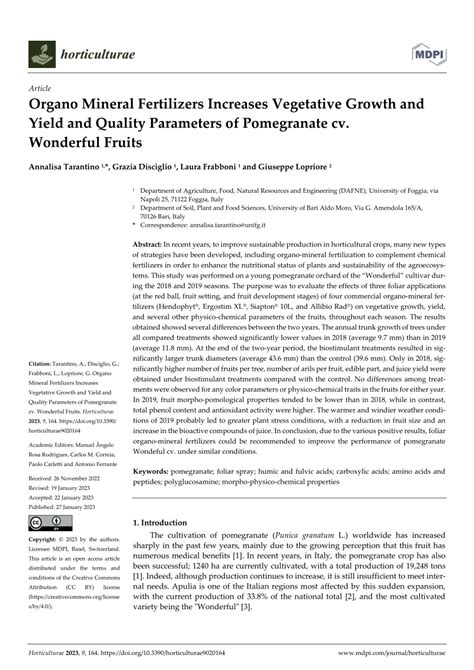 View of Effects of organo-mineral fertilizers on lavender production in ... - muktibox.com