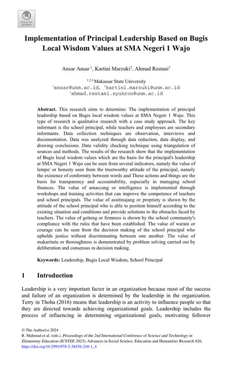 View of LOCAL WISDOM AND LEADERSHIP VALUES IN BUGIS … - wintechmobiles.com