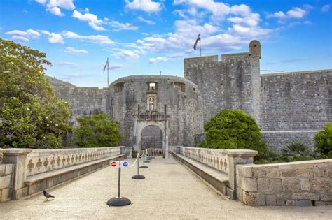 View of the Medieval Castle of Dubrovnik in Croatia Editorial Stock ... - balustradellc