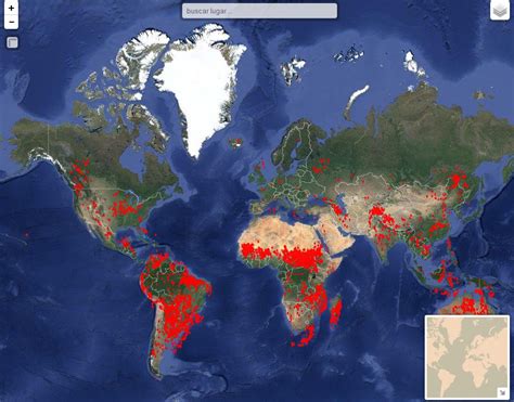 Viewer of the latest fires detected in the world - wintechmobiles.com