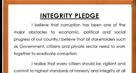 Vigilance Awareness Week begins, All encouraged to take Integrity Pledge - balustradellc