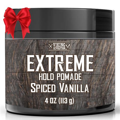 Viking Revolution Spiced Vanilla Hair Pomade for Men - Extreme Hold ... - balustradellc