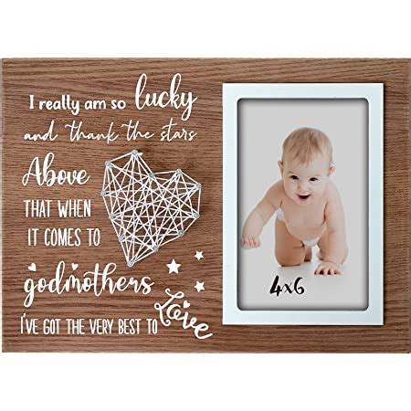 VILIGHT Godparents Gifts from Godchild - Rustic Godmother