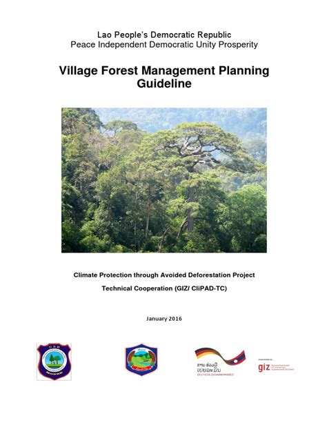 Village Forest Management Planning Guideline - GIZ - raincitystudios.com