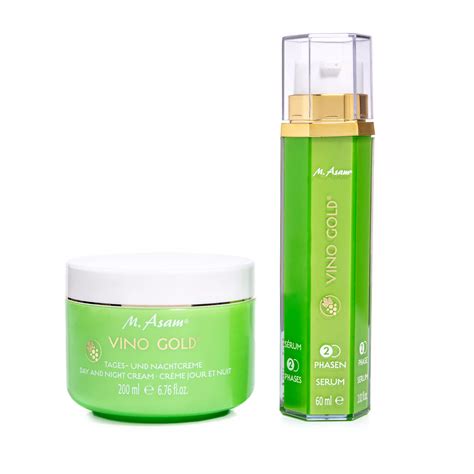 VINOGOLD Tages und nacht Creme 200ml + 2-Phasen Serum 60ml