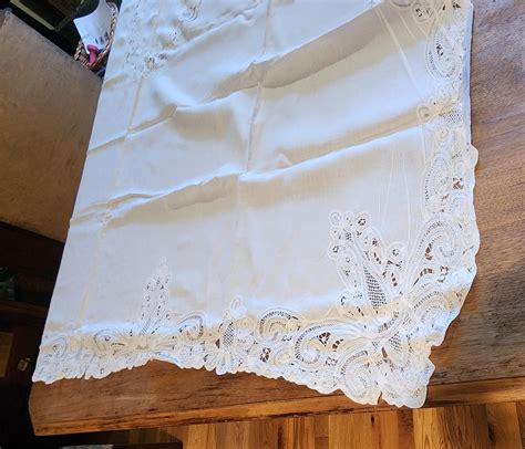 Vintage Antique Lace Tablecloth for sale | eBay - muktibox.com